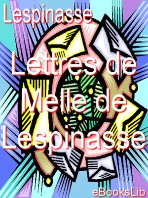 cover image of Lettres de Melle de Lespinasse